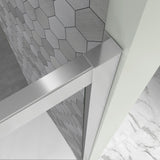 Mampara de ducha Frontal 2 fijos + 2 puertas correderas. Transparente. Antical. (ONE SERIES)