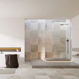 Mampara de ducha fija 8 mm. Antical. Transparente.