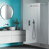 Mampara de ducha fija 8 mm. Antical. Transparente.